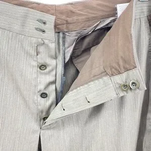 パンツ Archive Maison Margiela Wide Slacks Maison Martin Margiela brown wide trousers with stretched
